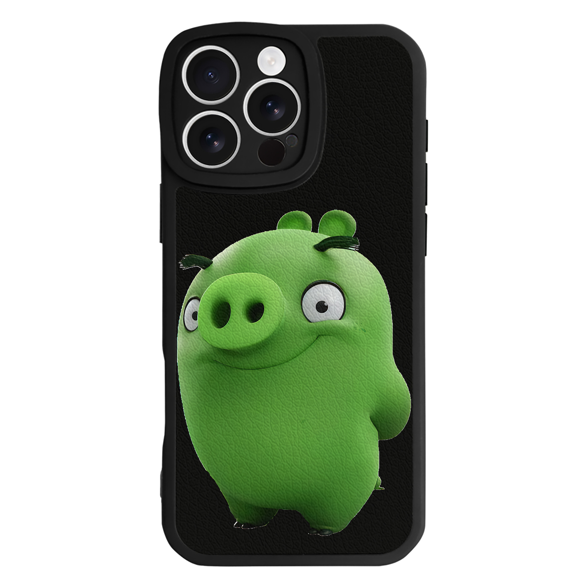 Angry Birds アングリーバード 【iPhone 16シリーズ対応】シリコンスマホケース（レザー調） 材質：シリコン